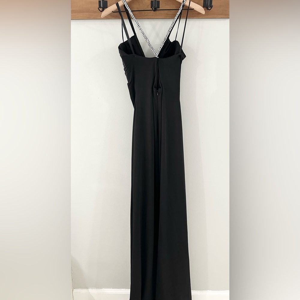 Faviana Jewel Strap Full Length Gown // Black // 11/12 - Picture 7 of 7